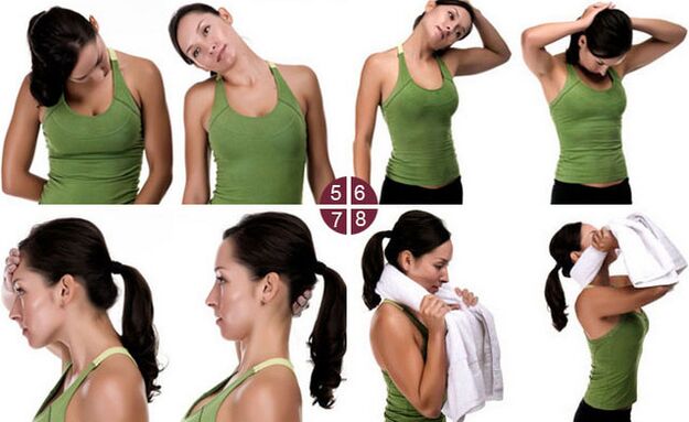 exercícios para osteocondrose cervical, exemplo 2
