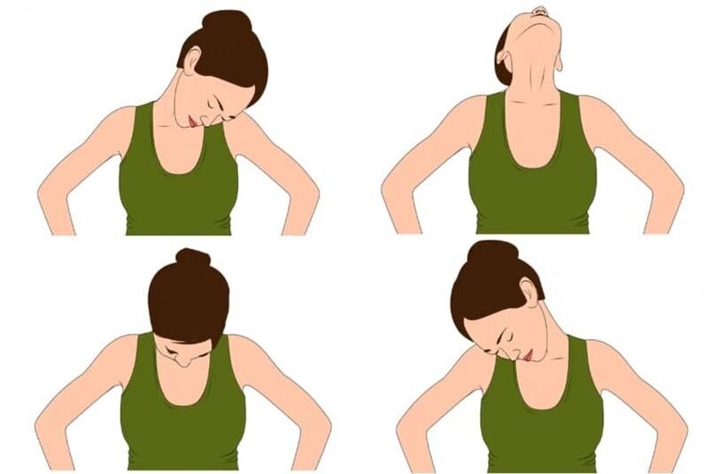 Ao trabalhar o pescoço com osteocondrose, todas as ações devem ser realizadas muito lentamente